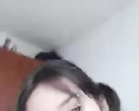 Milf is getting face fucked