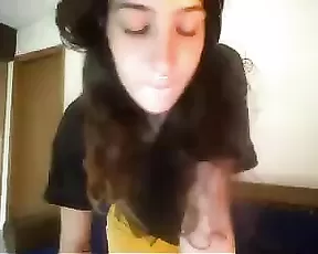 Girl has her pussy massaged