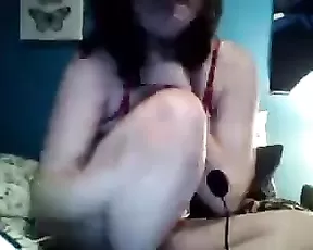 Sexy brunette sucks cock for money