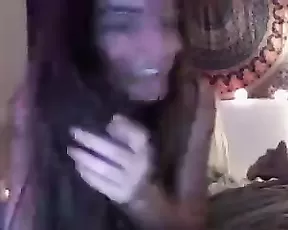 Sexy blonde banged by a sex machine