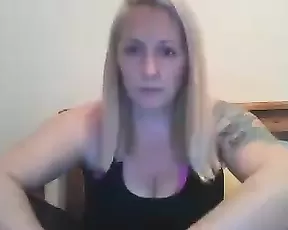 Watch my blonde GF in the bathroom