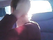 A short haired brunette in stockings