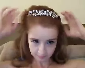 Masked babe using a vibrator