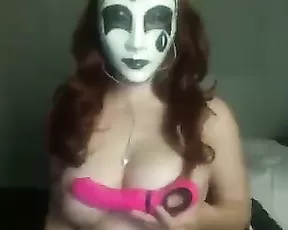 Her webcam is in the bathroom