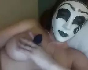 Her webcam is in the bathroom