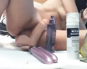Horny teens going down on each other
