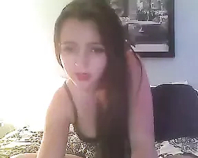 Cock hungry Milf sucking on the floor