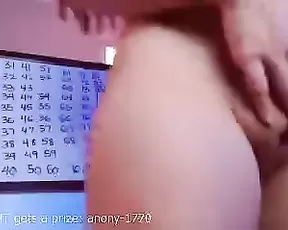 Spanking my own bottom