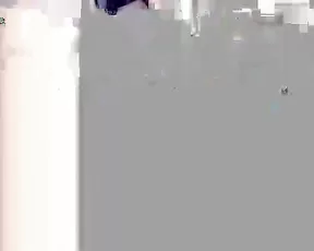 Masked blonde is jacking off