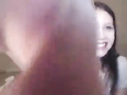 UK webcam princess smiling and toying