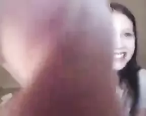 UK webcam princess smiling and toying