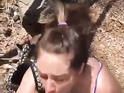 Lee Anne outdoor quick blowjob snapchat free