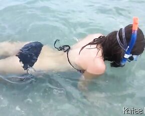 KateeLife Katee Owen sea snorkeling nude girl cam Pornxl porn clips