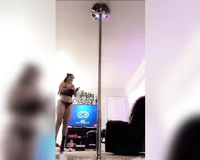 Slutty Baby Tiger pole dance dildo masturbation snapchat free