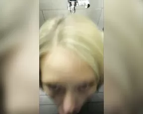 Ginger Banks toilet blowjob sex - onlyfans free porn