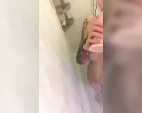 Missttkiss shower teasing dildo blowjob snapchat free