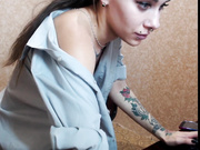 Alexxxa_9 Chaturbate nude inked camwhore w/ tight ass cam video