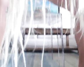 AngeliqueSage glass chair & nude shower fap show - Hunni_Boo MFC video