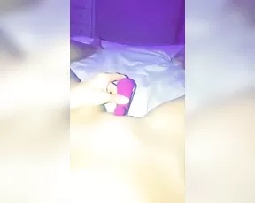 Molly pink dildo pussy masturbation full POV snapchat free