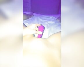 Molly pink dildo pussy masturbation full POV snapchat free