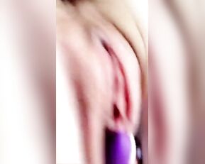 Alisson Parker close purple vib masturbation snapchat free