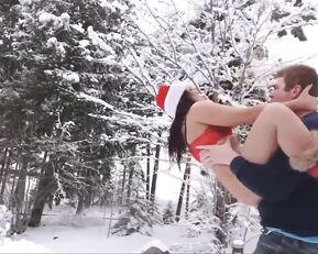 Brittney Blaze outdoor sex the snow ManyVids Free Porn Videos