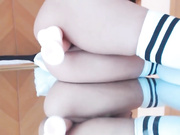 CrazyBella mirror dildo riding MFC girl cam video