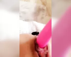 Miss Pots pink vib creamy orgasm snapchat free