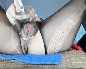 Hotpussytime dildo cumming all over her face & body - Chaturbate toyfuck