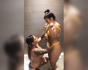 Karmen Karma Fucking Lena The Plug the bath ManyVids Free Porn Videos