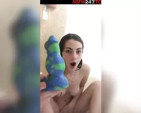 Luna raise bathtub dildo masturbation snapchat free