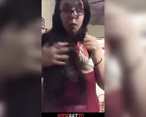 Slutty Baby Tiger teasing dildo deepthorat snapchat free