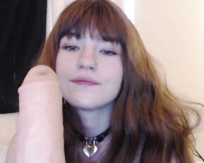 Into_thevoid Chaturbate hairy pussy fuck & huge dildo blowjob cam video