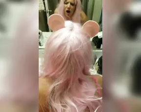 Candace Dare - onlyfans - Torn Fishnet Halloween Sex & BG Blowjob