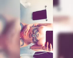 Taylor White mirror view naked teasing snap snapchat free
