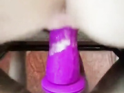 Naughty Ginger sexy dress dildo riding show snapchat free