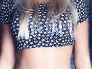 Paola Skye bathroom teasing snapchat free