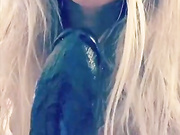 Blonde girl dildo riding snapchat free