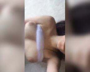 Violet vib dildo masturbation orgasm snapchat free