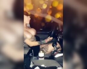 Jessica Payne driving naked masturbation snapchat free