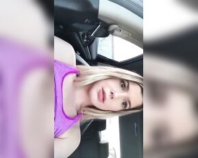 Andie Adams public parking pussy fingering car snapchat free