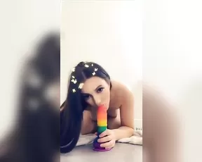 Kathleen Eggleton rainbow dildo blowjob snapchat free