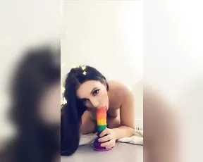 Kathleen Eggleton rainbow dildo blowjob snapchat free
