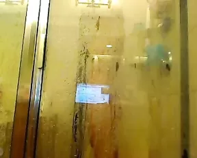 Cinnabuns naked in the shower - MFC Retro Livesex1