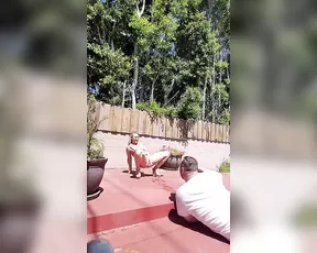 Applegate Pissing outdoors - onlyfans free porn