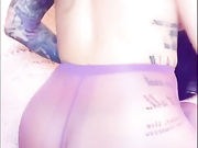 Karmen Karma Purple Pantyhose Play ManyVids Free Porn Videos