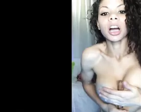 UnicornFantaC teasing dildo titfuck TeaLane MixedChickTea Sweeet_Tea