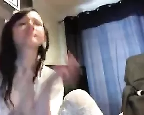 Deep anal penetration action at home