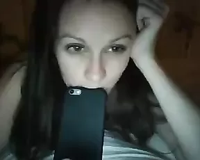 Petite darling taking a boner