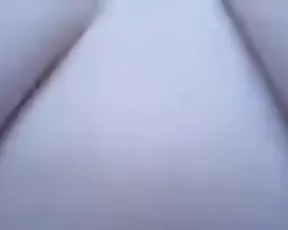 Lightly tanned brunette sucks cock